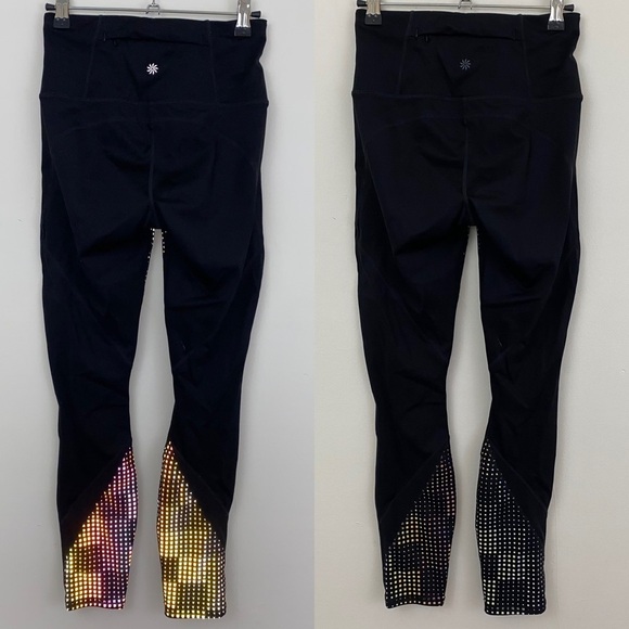 Athleta Aurora Precision 7/8 Reflective Tights XS - Picture 3 of 9